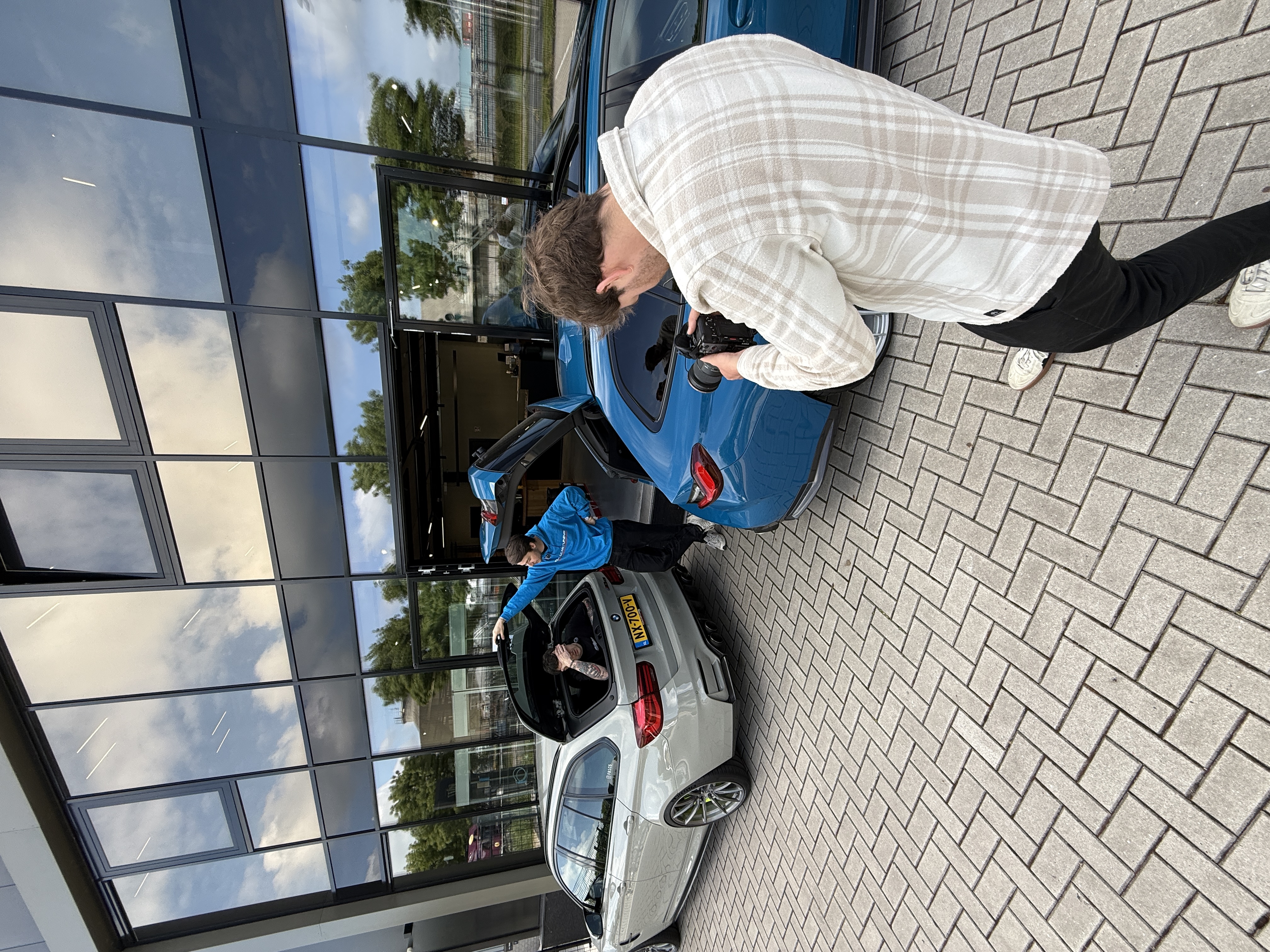 Clippy Media tijdens een shortform productie op locatie
